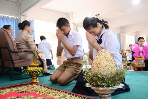 พิธีไหว้ครู ปีการศึกษา 2567 (ม.ต้น)